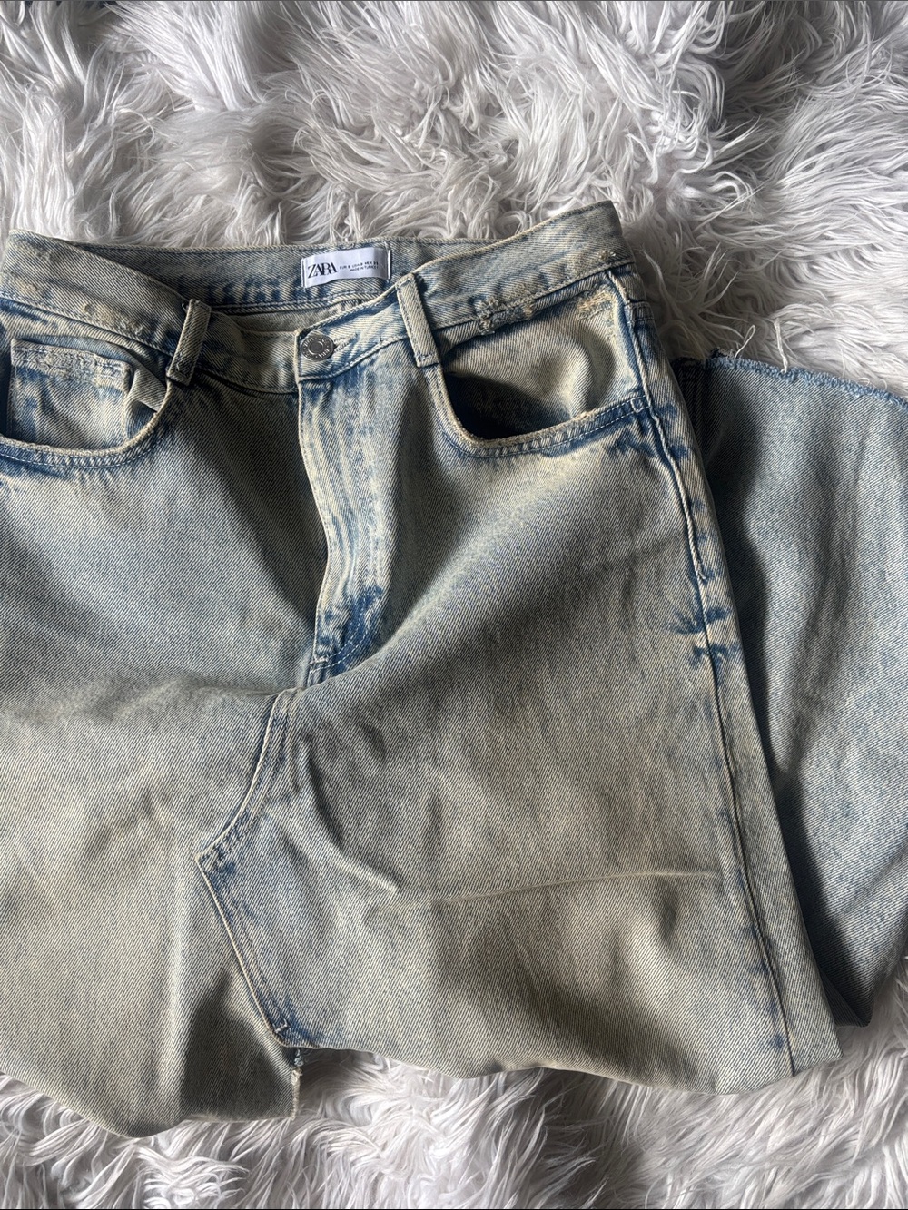 ZARA Classic 5 Pocket Denim Maxi Skirt